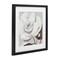 Stupell Industries Elegant White Blooms Framed Print Under Glass, design by Hannah Dawson